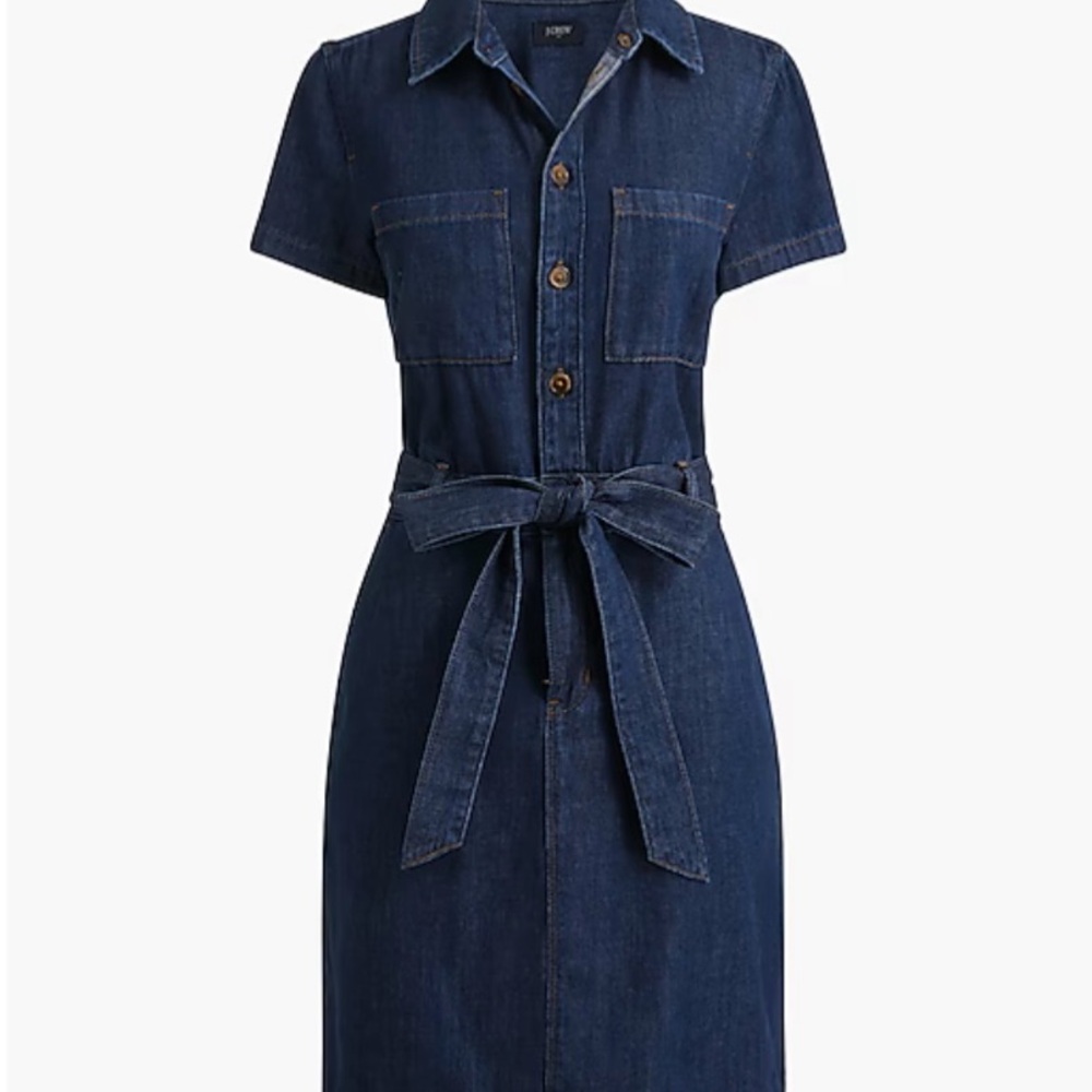 J. Crew Denim Blue Dress